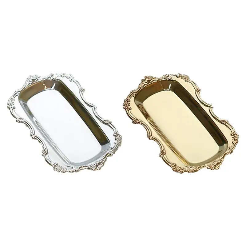 

Thickened Metal Multifunctional Cake Tray For Wedding Banquet Birthday Banquet Exhibition Candlelight Dinner Home Decoration