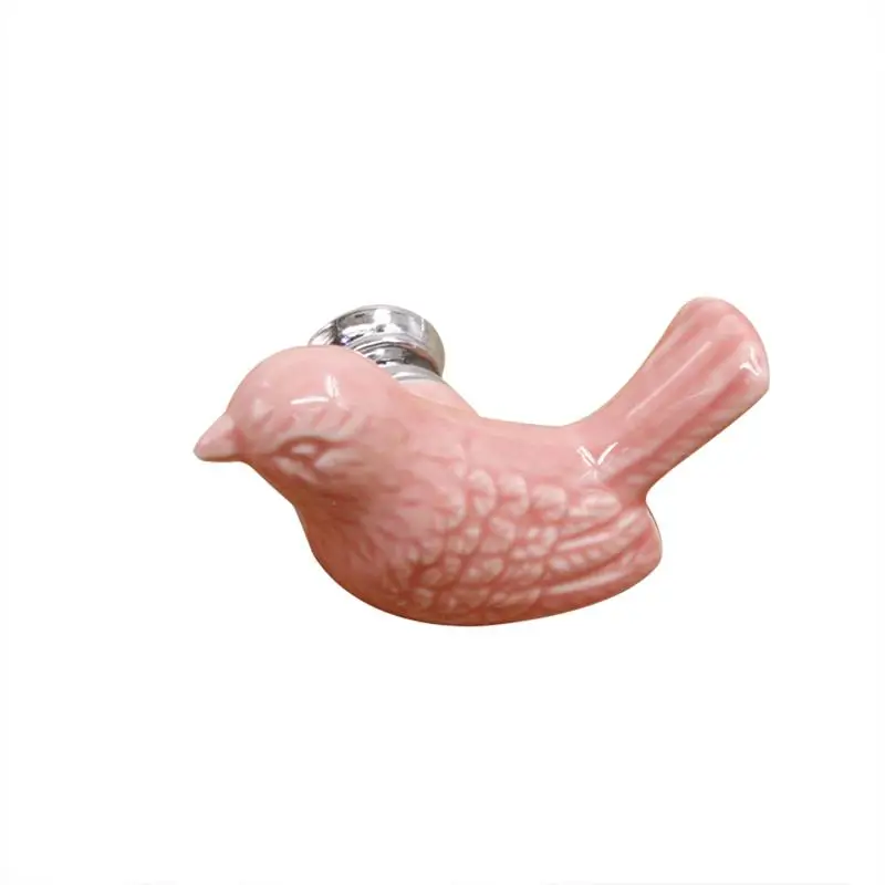 

2pcs Ceramic Handle Bird Knob Kitchen Cabinet Cupboard Door Handles Drawer Knobs Pull Handles Kitchen Furniture Home Decor