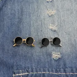 2018 модные маленькие солнцезащитные очки брошь новый креативный мужской костюм рубашка брошь ювелирные изделия Свадебные аксессуары