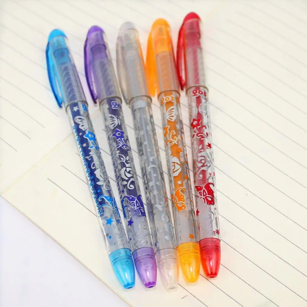 6 Colors Skin Mark Body Glitter Tattoo Pens Stencil Gel Temporary Kids Gifts Washable Ink Imaginative Toys Smooth Paint