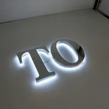 Пользовательские Водонепроницаемые светодиодные вывески наружная реклама гигантский светильник буквенные буквы