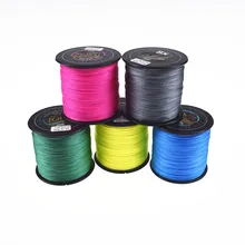 500 Metre 8 Iplikçik PE Örgülü Güçlü olta Multifilament Halat peche Tel 20 30 40 50 60 80 100 120lb