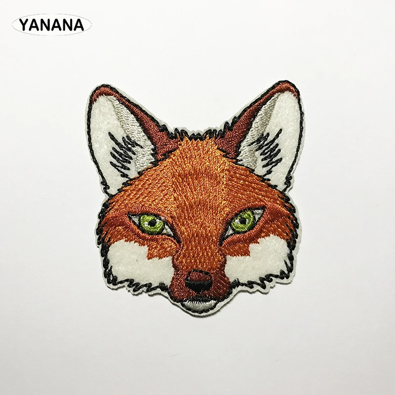 キツネパッチ衣類の鉄刺繍ミシンアップリケかわいい縫う布バッジdiyのアパレルアクセサリー パッチ Aliexpress