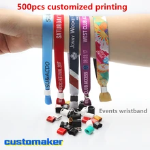 Пользовательские события пройти Вход Браслет печать идентификационные ленты браслет безопасности персонализированные ID полосы дети летний лагерь