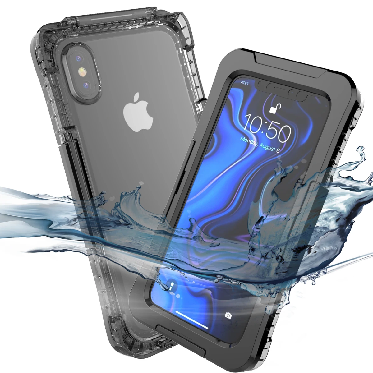 Водонепроницаемый чехол для iPhone Xs Max/Xr спорта на открытом воздухе 360 градусов