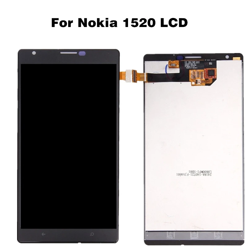 

For Nokia Lumia 1520 LCD Display For Microsoft lumia 1520 Touch Screen Digitizer Assembly 1520 Mobile Phone LCD With Frame