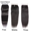 Buy Lace Closure Human-Hair Peruvian Remy Three-Part Straight with 4x4-1-Bundle Nature Grand oXw8zMOQ