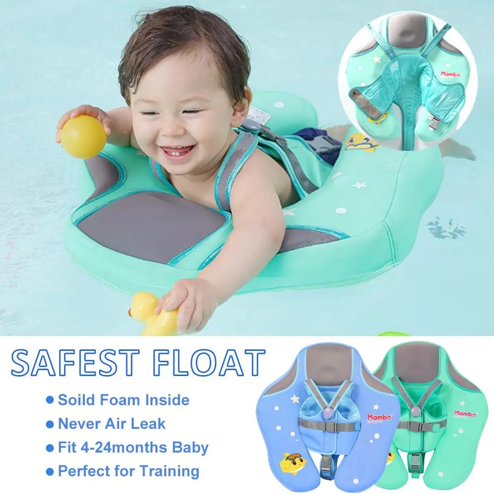 

Baby Solid Swimming Float Non Inflatable Swimming Ring Safety PVC Children Swim Training Aid for Bathtub Pools Swim Trainer