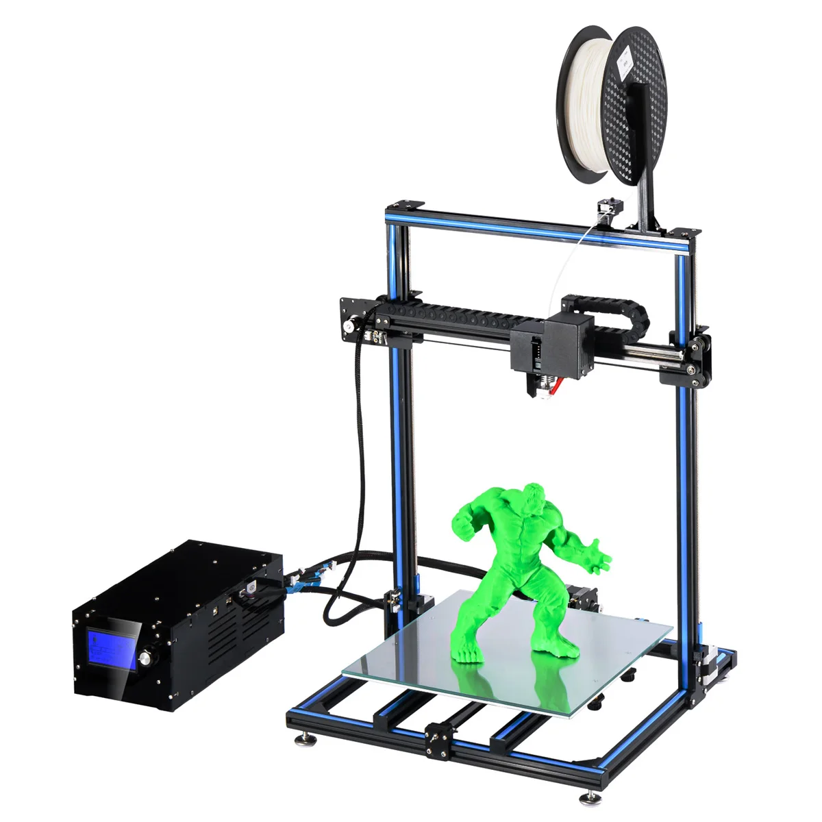 

310X310X415mm Upgraded 3D Printer Resume Power Failure Printing Extruder LED Light Auto-leveling printers 3" LCD Screen DIY KIT