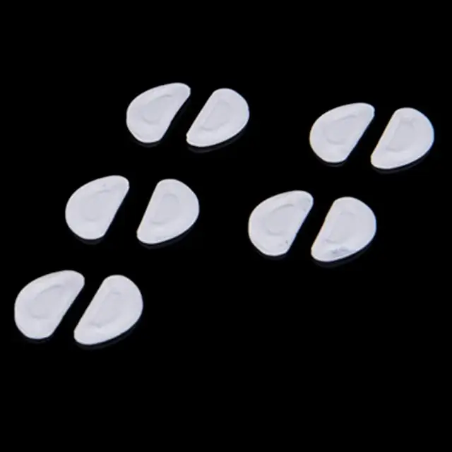 Glasses thin Nose Pads white Adhesive Silicone Non slip for Eyeglasses Sunglasses - Image 3