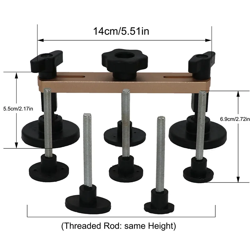 DWZ Universal 1set Car PDR Pulling Bridge Puller Car Body Paintless Dent Remover Repair Tool Kit