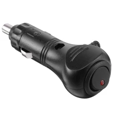 12V 10A Male Car Cigarette Lighter Socket Plug Connector LED On Off Switch Car Cigarette Lighter Socket Plug Adapter Charger цена 12V 10A Male Car Cigarette Lighter Socket Plug Connector LED On Off Switch Car Cigarette Lighter Socket Plug Adapter Charger цены онлайн