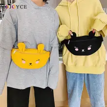 Холст Пояс Для женщин Стильная футболка с изображением персонажей видеоигр рисунок «кролик»; Женская поясная сумка из натуральной кожи