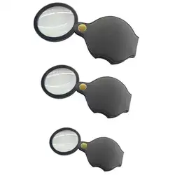 Мини карманные складные ювелирные изделия увеличительное стекло для высокой четкости Оптическое стекло для чтения часы Ремонт глаз