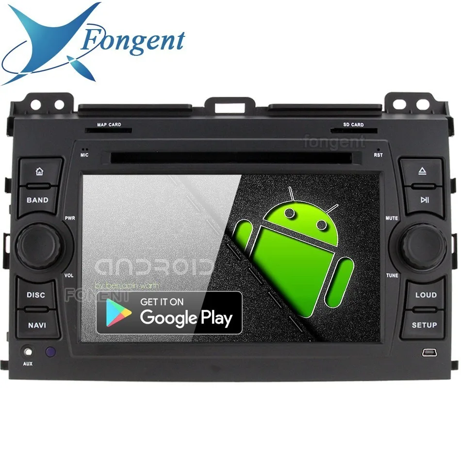 Android 9.0 Car 2 din DVD multimedia player GPS Radio for Toyota Prado Land Cruiser 120 2003 2004 2005 2006 2007 2008 2009 2010