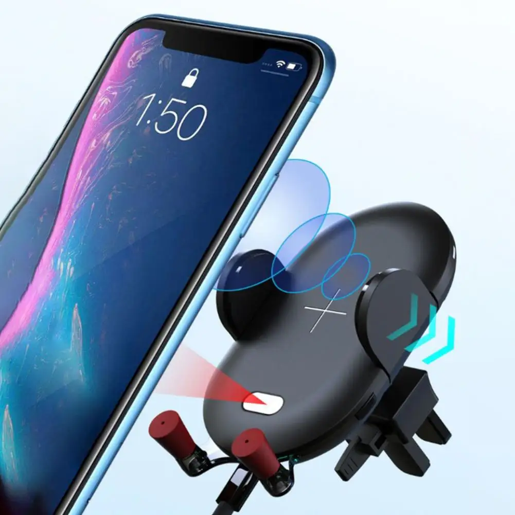 

W3 Intelligent Infrared Sensor Car Wireless Charger Can Turn Off Wireless Charging Function With 3 Different Brackets