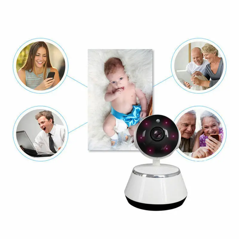 Мини Wi Fi монитор IP камера система безопасности для умного дома. С камерой