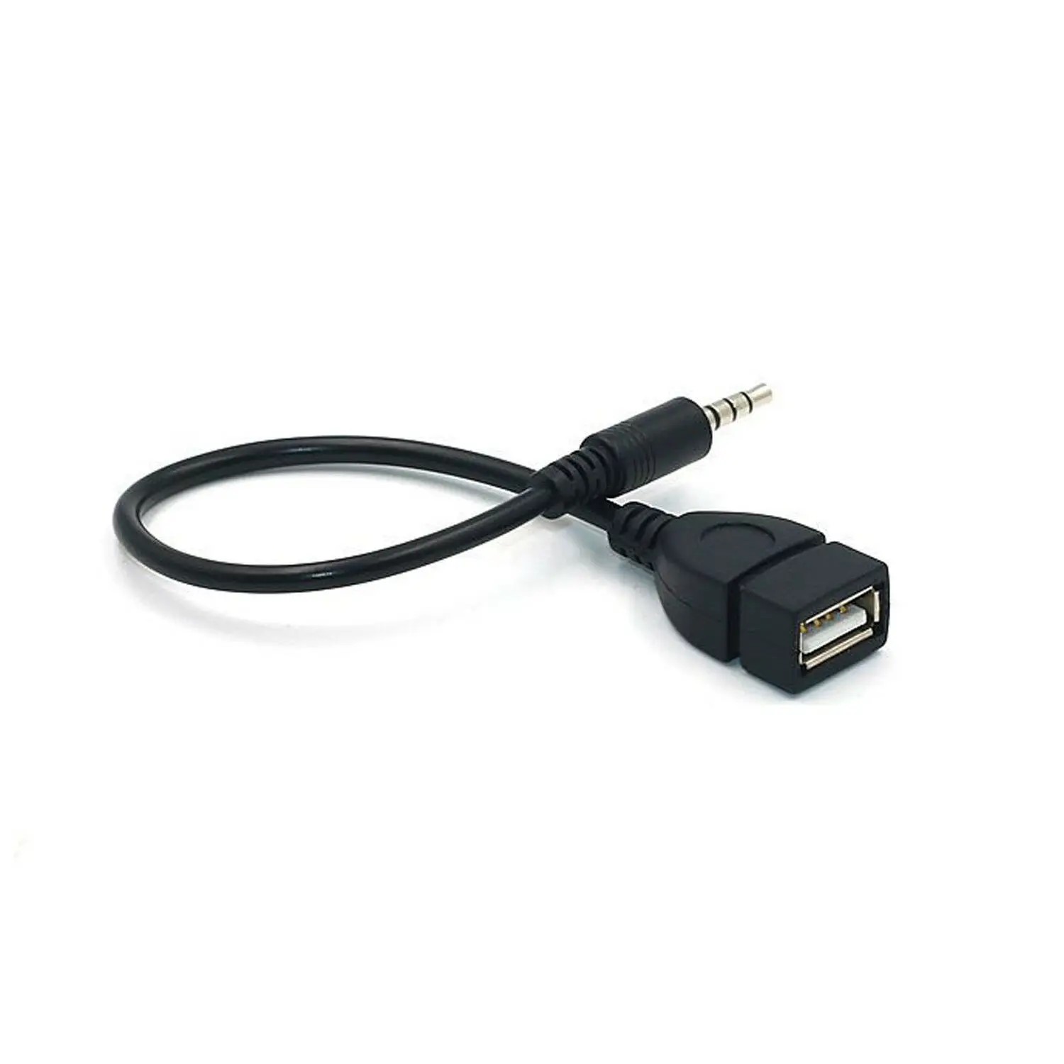 3 5 мм разъем AUX аудио к USB 2 0 штекер зарядный кабель адаптер Шнур для автомобиля