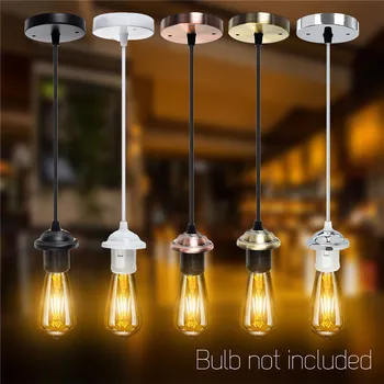 

Smuxi E26/E27 Edison Vintage Retro Pendant Lamp Holder Ceiling Light Base Socket Bulb Adapter AC110-250V