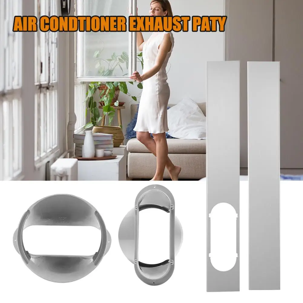 

2Pcs Window Slide Kit Plate/6'' Window Adaptor for Portable Air Conditioner AU