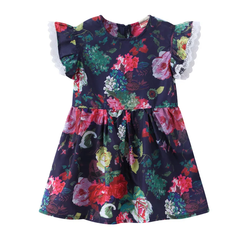 

Baby Girl Floral Dresses Infant Menia Bohemian Sleeveless Dress Toddler Cotton Tunic Girl Summer 2019 Holiday Frocks