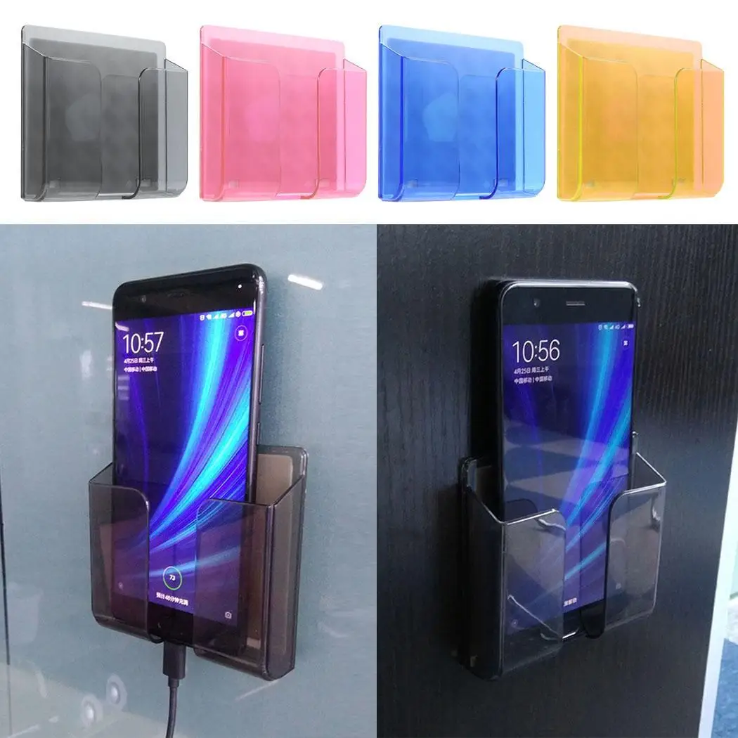

Blue Pink Charger Charging Bracket Fixed Paste Yellow Phone Black Phone General Wall Mobile New