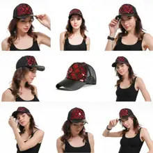 HIRIGIN, Женский хвостик, бейсболка с блестками, блестящая, грязная булочка, бейсболка, солнцезащитная Кепка s
