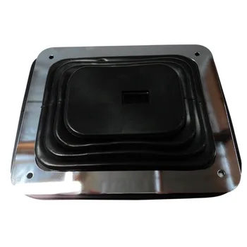 

For Hurst Rubber Shifter Boot With Chrome Plate 5 5/8 Inch X 6 3/4 Inch Manual Automatic 350