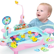 22 шт. Магнитная игрушка для рыбной ловли, Электрический подвижный рыбный бассейн, детский набор для ролевых игр, развивающий Рождественский подарок