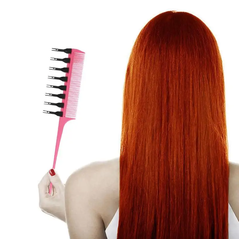 Buy Plastic Detachable Fish Bone Comb Hair Dye Comb