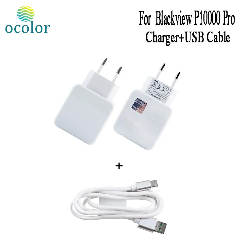 Ocolor для Blackview P10000 Pro 5V 5A USB кабель быстрая вилка адаптера зарядного устройства