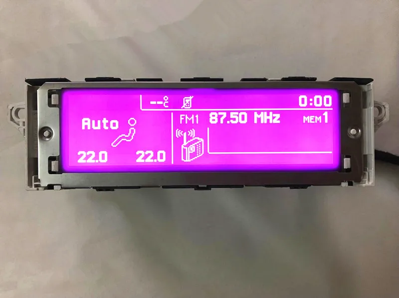 Puple экран 5 меню Поддержка USB Bluetooth дисплей, монитор 12pin для peugeot 307 207 408 citroen C4 C5 экран