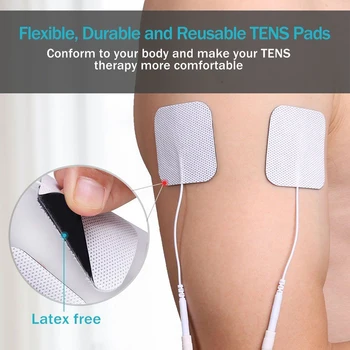 

20pcs Self Adhesive Tens Physical Therapy TENS Unit Patches Electrode Pads Muscle Stimulator Electric Digital Machine Massager