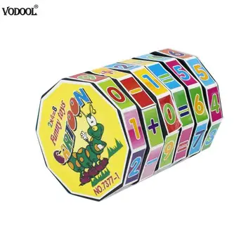 

Plastic Digital Magic Cube Kids Cylinder Math Addition Subtraction Calculation Training Toy for Children Early Education Toys