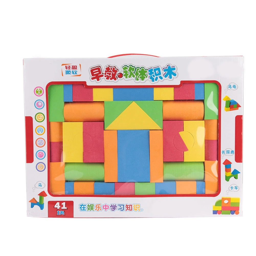 

Colorful EVA Foam Newest Building Block Brick Set Ultra-light Kid Child Soft Toy Gift Christmas Educational Toys Kid's Gift