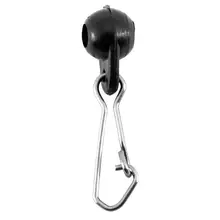 10 шт./компл. рыболовный крючок Разъем бочка с подшипниками черные бобы роликовых вертлюгов пружинное кольцо шпильки рыболовные снасти аксессуары