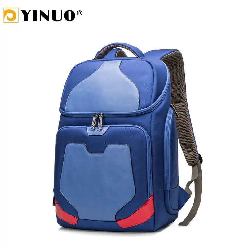 

YINUO Multifunction Men Backpack 14inch 15inch 17inch Laptop Backpack Waterproof Fashion Motor Design Travel Bag
