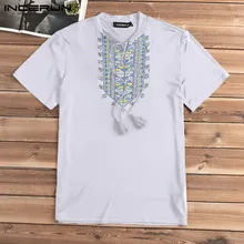 Летняя украинская Стильная мужская рубашка с коротким рукавом с цветочной вышивкой, черная футболка, свободная Мужская футболка, топы, Camisa Masculina, Этническая одежда