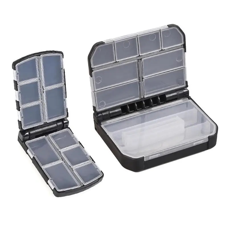 

LEO Portable Semi-automatic Fishing Lure Bait Lead Tool Pin Storage Box Case Container Organizer Pouch