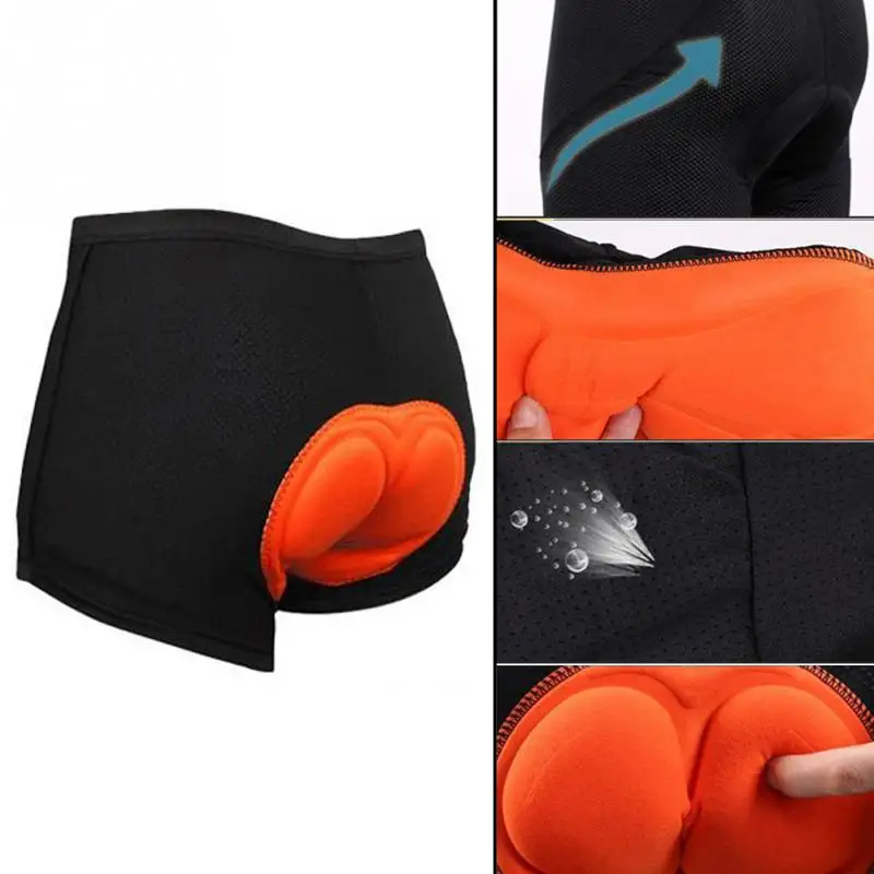 

1Pcs SizeS-4XL Men Women Cycling Underwear Bicycle Bike 3D Padded Shorts Comfortable Underwear Gel Cushion Pad Underwear~