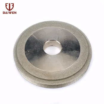 

3 Inch Electroplated Diamond Grinding Wheel 2 Layer Profiled Sharpener Grinder Metal Polishing