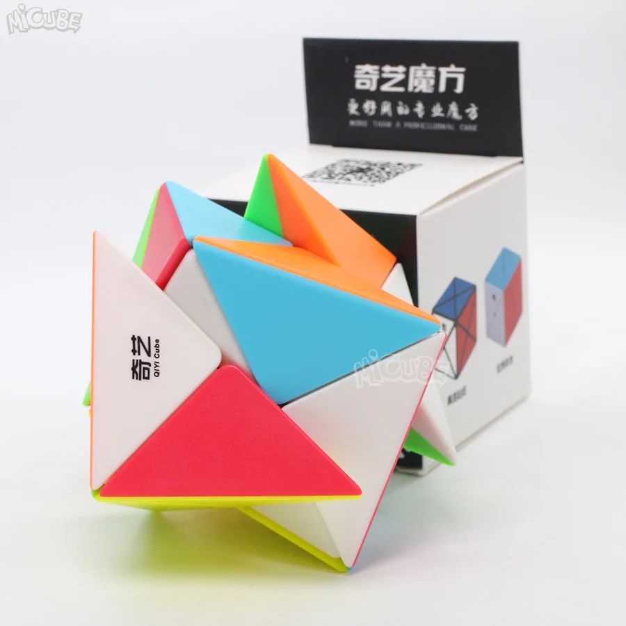 Qiyi Xcube 2x2 x cube Cubo Magico Stickerless Пазлы для взрослых игр обучающая игрушка антистрессовые игрушки для детей странная форма