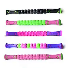 Дизайн разноцветная Шестерня Массажер палка для йоги комбинированная Массажная палка фасции Расслабляющая мышца бар для тренировки ног фитнеса