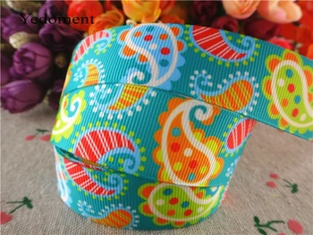 

15070411, 1'' (25mm) 10 yards flowers printed grosgrain ribbons cartoon ribbon hair accessories tape