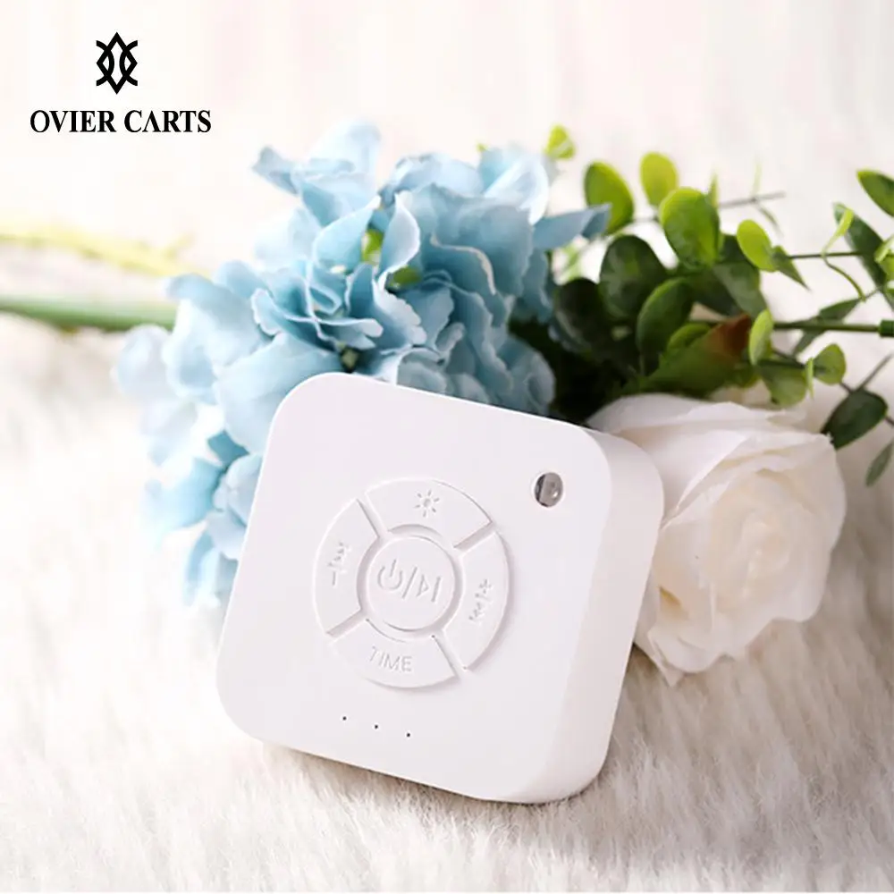 

Mini Baby Shusher Sleep Soother White Noise Sound Machine Breathing Light Timer Home Sleeping Machine With 9 Soothing Sounds