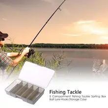 5 отсек рыболовный снасти сортировочная коробка рыболовные снасти приманки блесна Организатор хранения данных с размером s m l