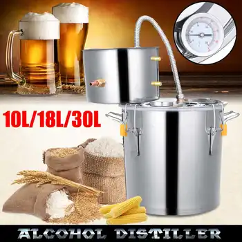 

10L/18L/30L Wine Beer Alcohol Distiller Moonshine Alcohol Home DIY Brewing Kit Home Distiller Stainless Distiller Equipment