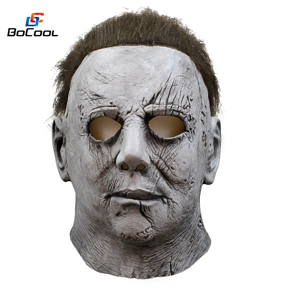 Ceny 2018 film Halloween Horror michael myers maska karnawał cosplay dorosły lateksowy kask fullface impreza z okazji Halloween straszny rekwizyty
