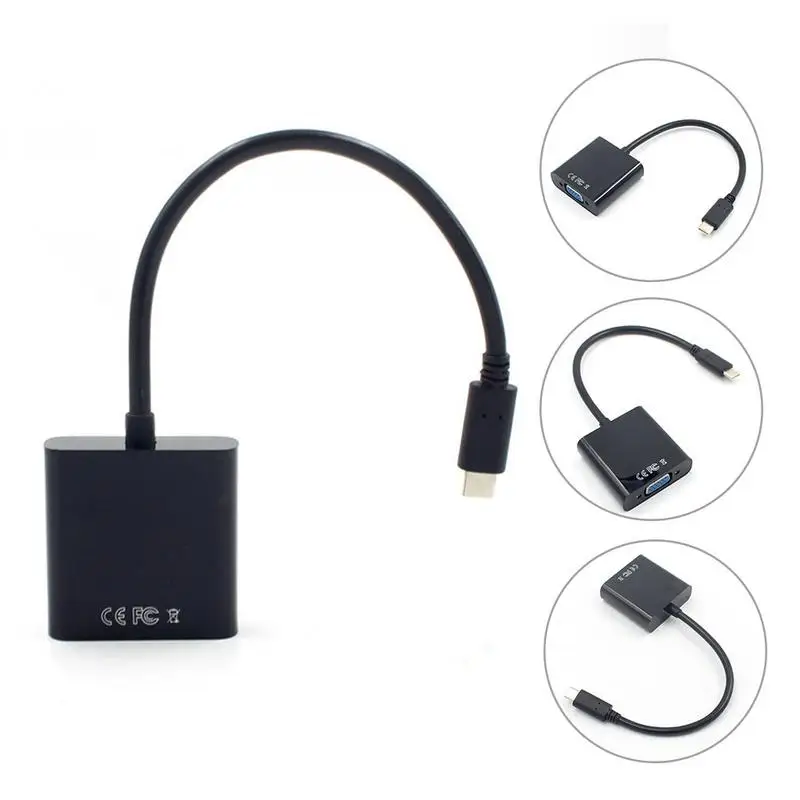 USB 3 1 type C к VGA конвертер HD кабель видеоадаптера|Кабели передачи данных| |