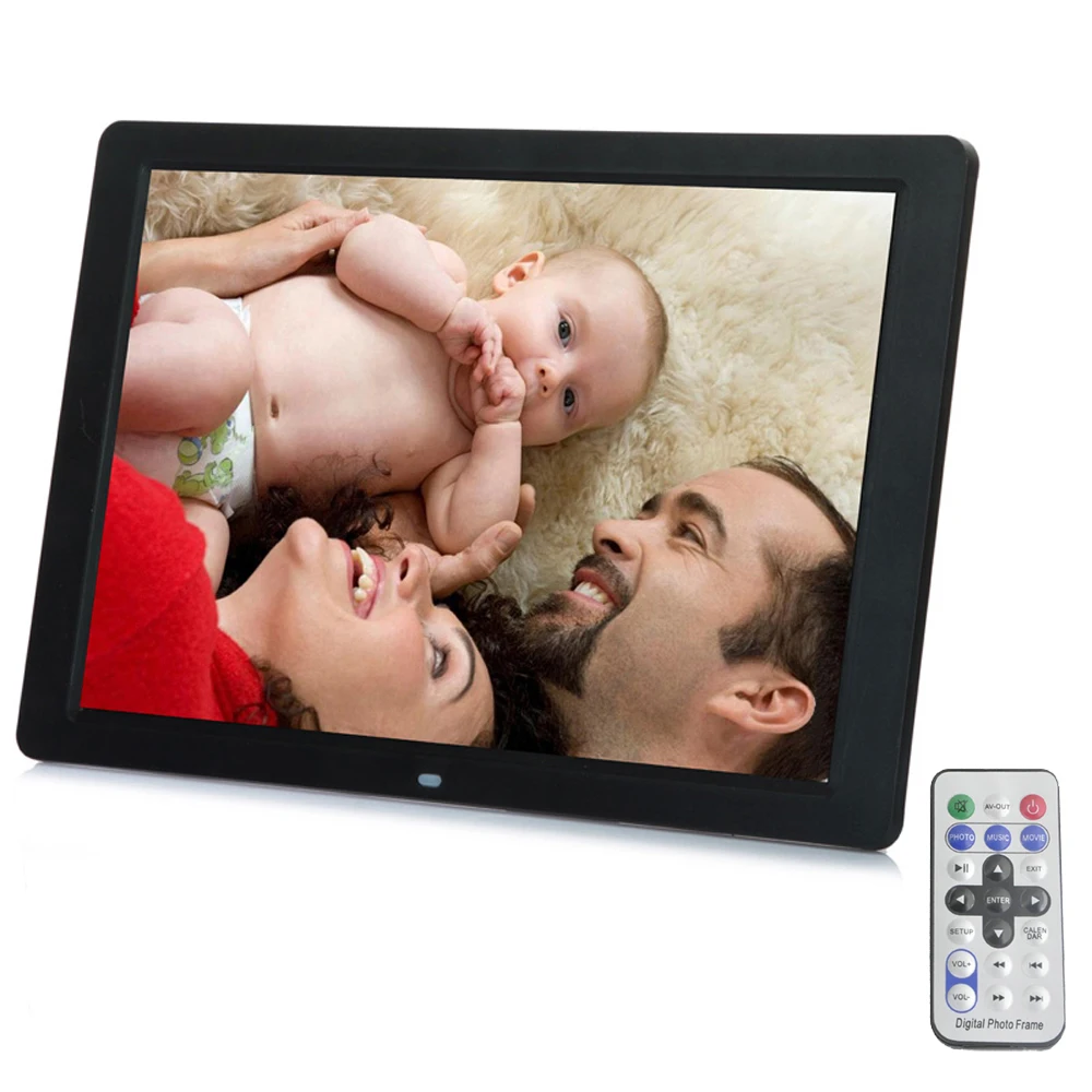 Zeepin 12 1 дюйма светодиодный Подсветка HD 1280*800 цифровая фоторамка электронный
